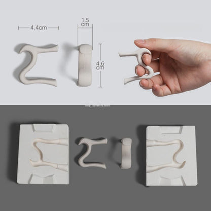 Pottery Tools Ceramic Mold Grouting Plaster DIY Teapot Water Cups Handle Molding