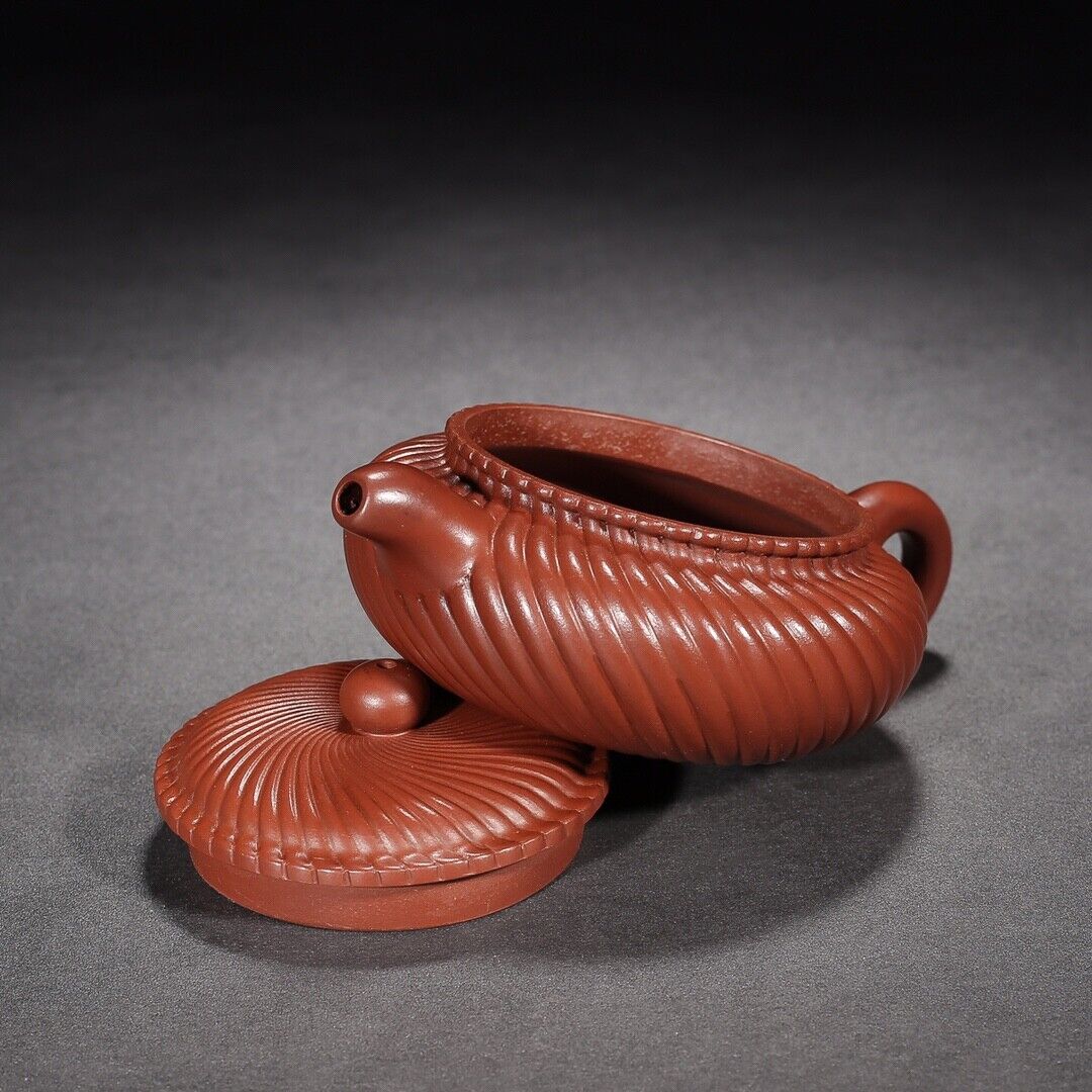 Chinese Yixing Zisha Clay Handmade Exquisite Teapo （仿古 底款：景舟制陶）