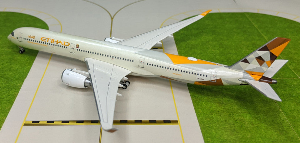 1:400 JC Wings ETIHAD AIRBUS A350-1000 Passenger Airplane Diecast Aircraft Model