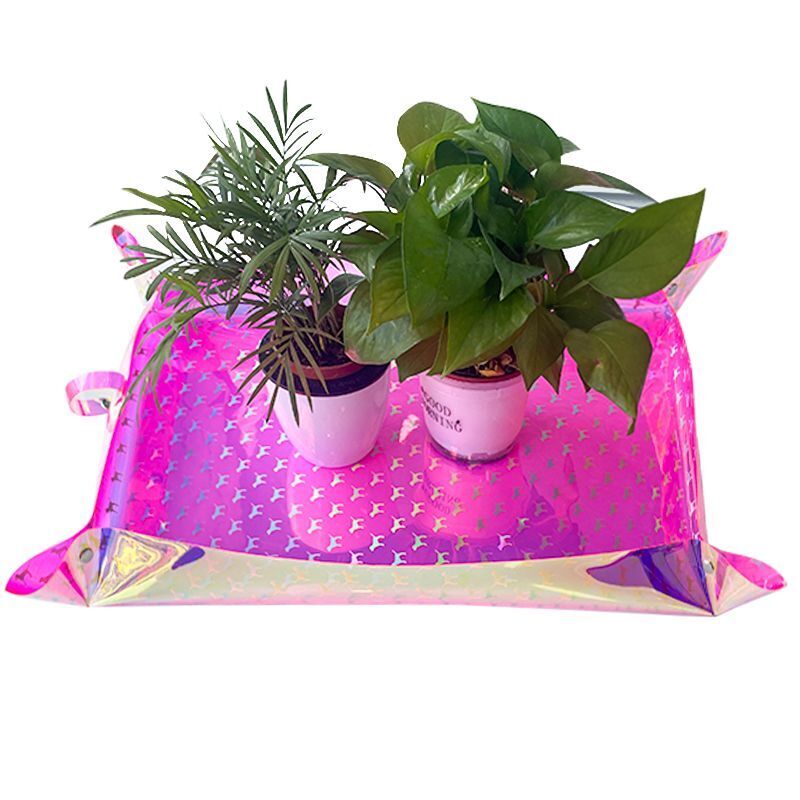 Planting Mat PVC Holographic Gardening Potting Pad Foldable Garden Tools 68x50cm