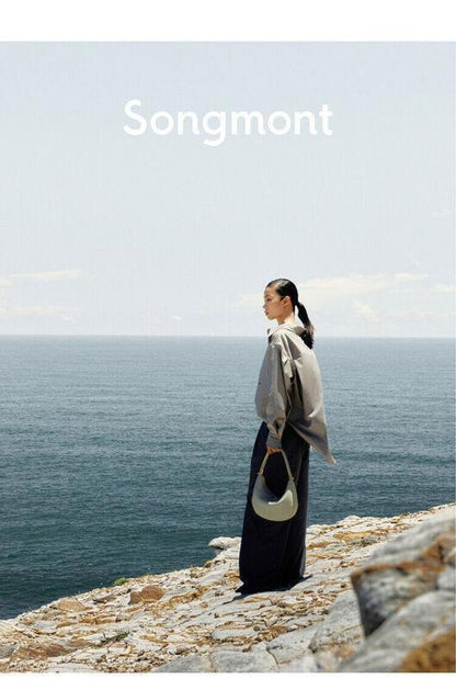 new shoulder underarm bag Songmont pine moon series moon bend bag