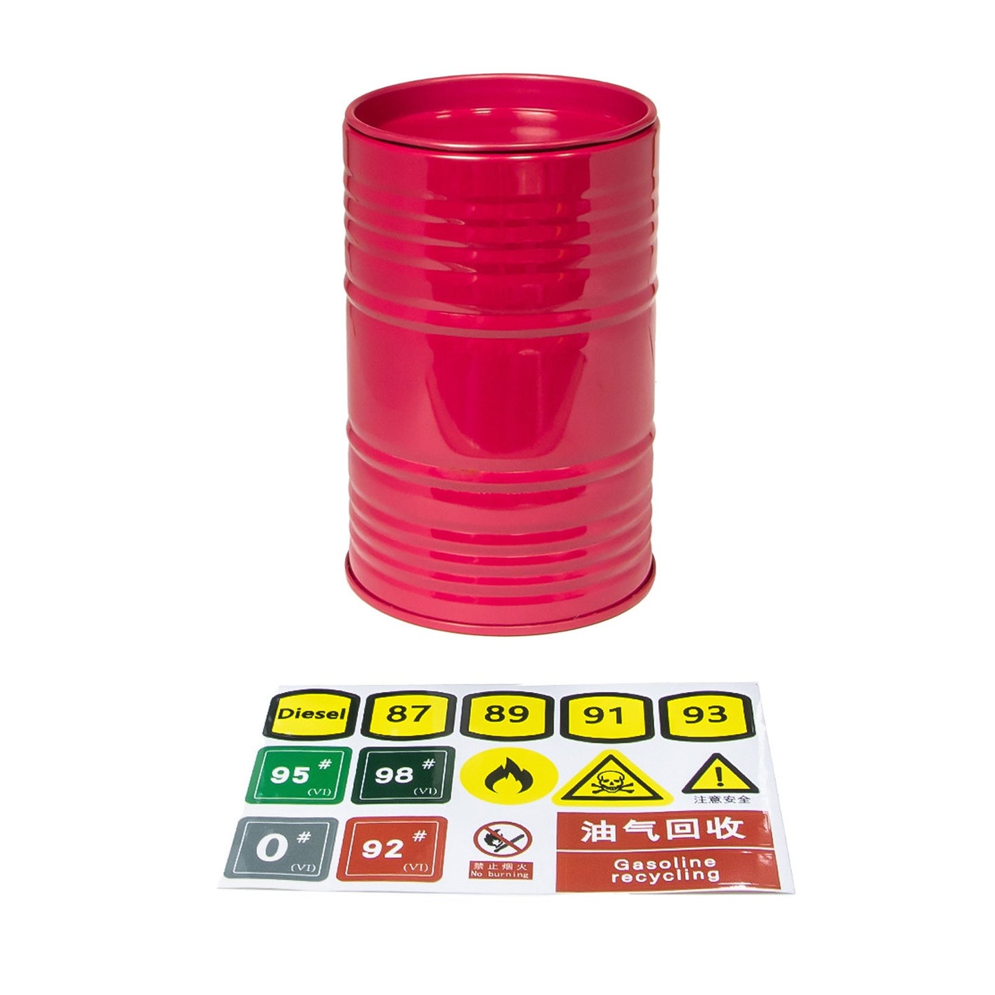 New Aluminum Alloy Simulation Oil Barrel Gas Tank Decoration For 1/10 1/8 RC Car
