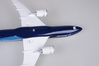 1:130 43CM BOEING 787 Passenger Airplane Landing Gear Resin Aircraft Plane Model