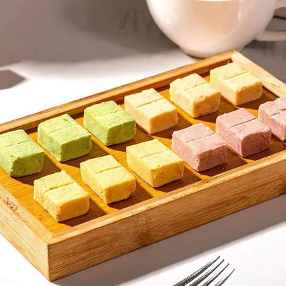 Hoang Long (黄龙) Vietnamese Traditional Handmade Mung Bean Cake Pastries Snacks
