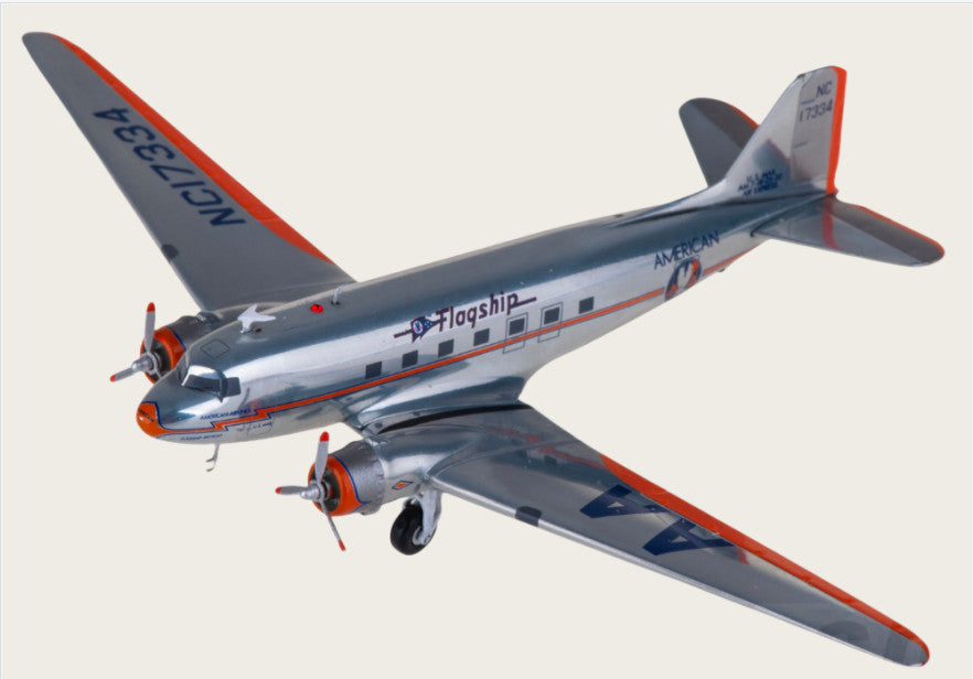 1:200 JC Wings American Airlines Plane DC-3 Diecast Aircraft Model