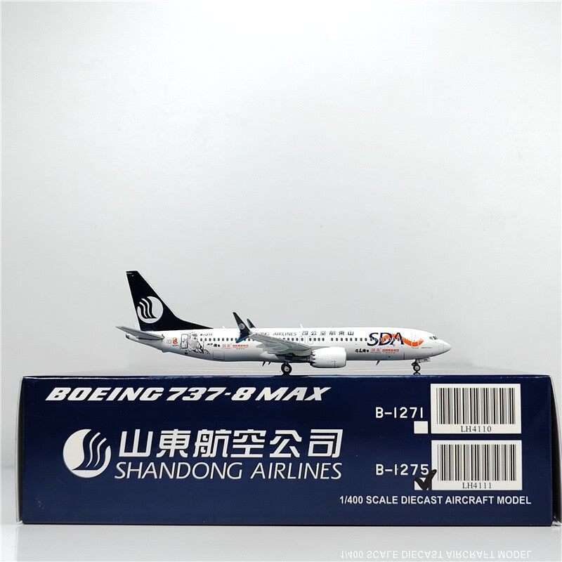 1:400 JC Wings SDA BOEING B737MAX8 Passenger Airplane Diecast Aircraft Model