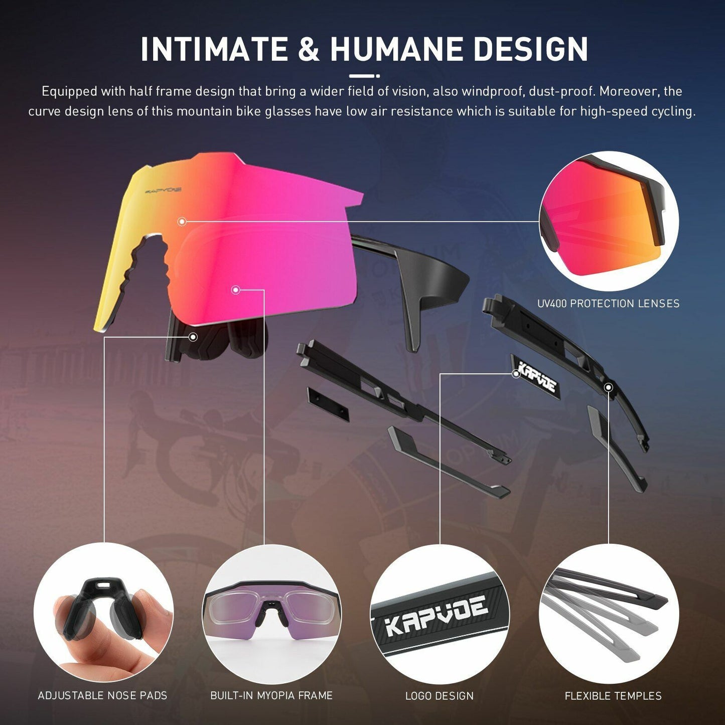 Lightweight Climbing Hiking Sunglasses Polarized Cycling Glasses Goggles Skiing