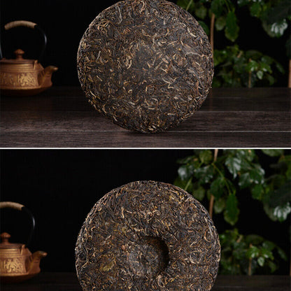 357g Premium Pu-Erh Raw Tea Cake Brown Mountain Big Tree Green Tea Slimming