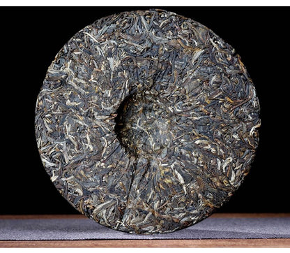 2014 CHINATEA Bulang Peacock Pu erh Tea Cake,Yunnan RAW Pu'er Puer tee 中茶布朗,357g