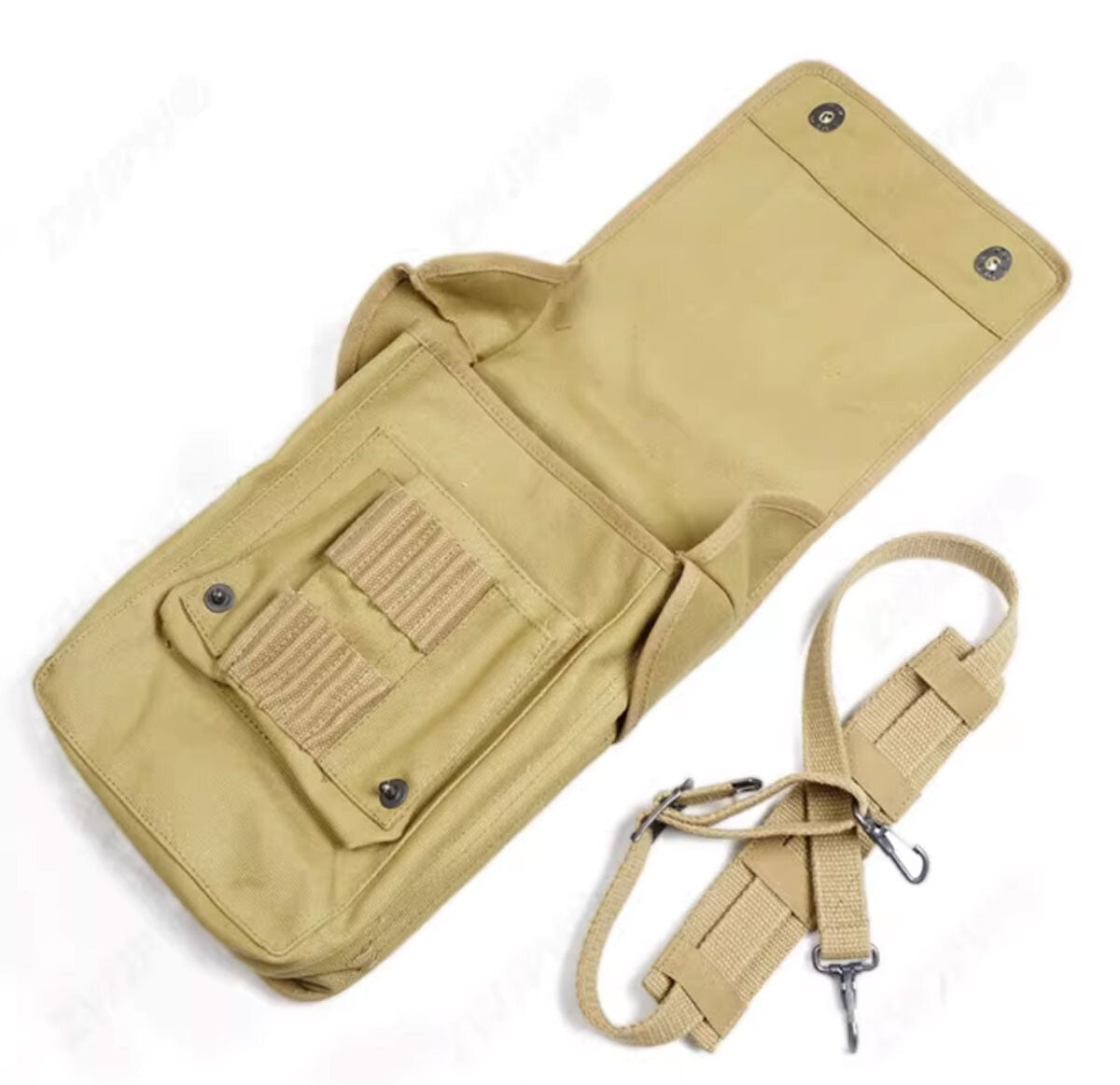 WW2 US Army 1938 Map Pack Pouch Bag Canvas Strap Decoration