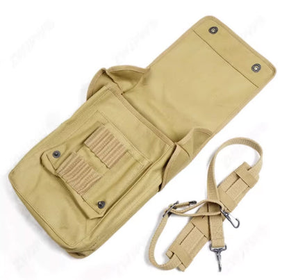 WW2 US Army 1938 Map Pack Pouch Bag Canvas Strap Decoration