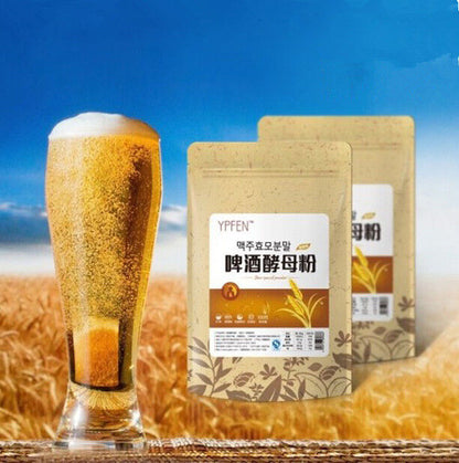 Brewers Yeast 100g Beer Yeast Powdered,Freshly Ground Yeast Powder Beer 1~5packs