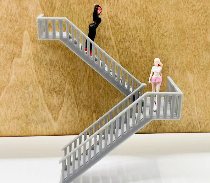1/64 Staircase Model Ornament Scene Model Accessories（No Doll）