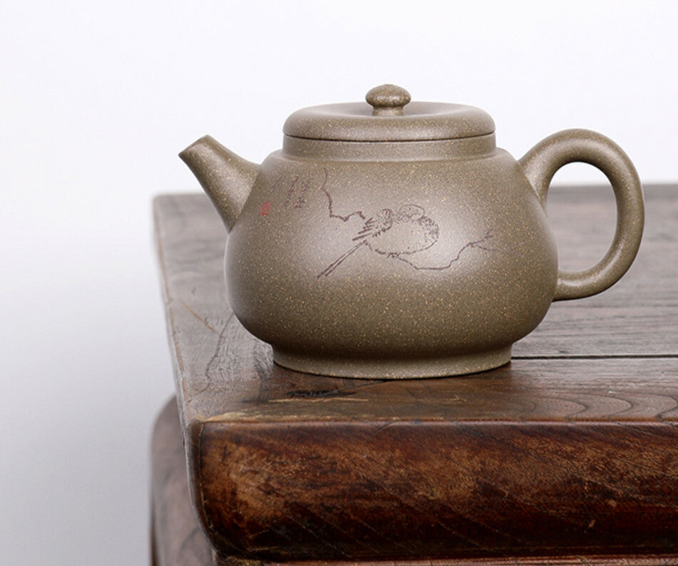 180cc chinese Yixing Handmade Zisha teapot Duan clay LongDan Gongfu Tea Pot