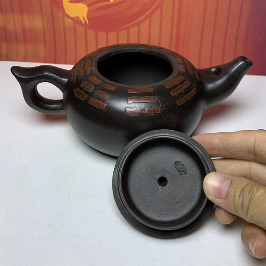 Chinese Yixing Purple Clay Teapot Zisha Ceremony Ceramic Teaware Collection Rare