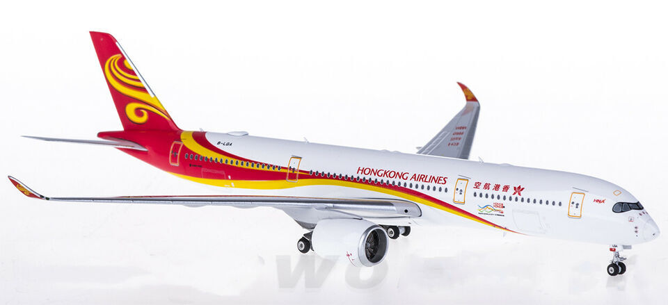 1:400 Phoenix HONGKONG AIRLINES AIRBUS A350-900 Passenger Airplane Diecast Model