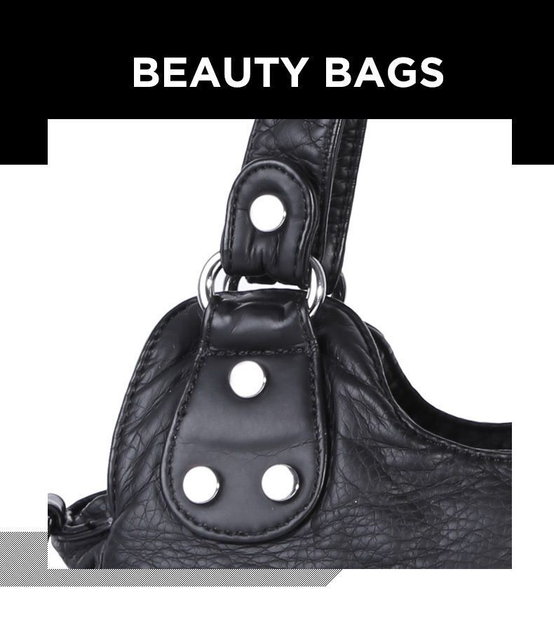 Handbag Small Synthetic Shoulder Bag Soft Hobos Messenger Satchel Pockets Purse