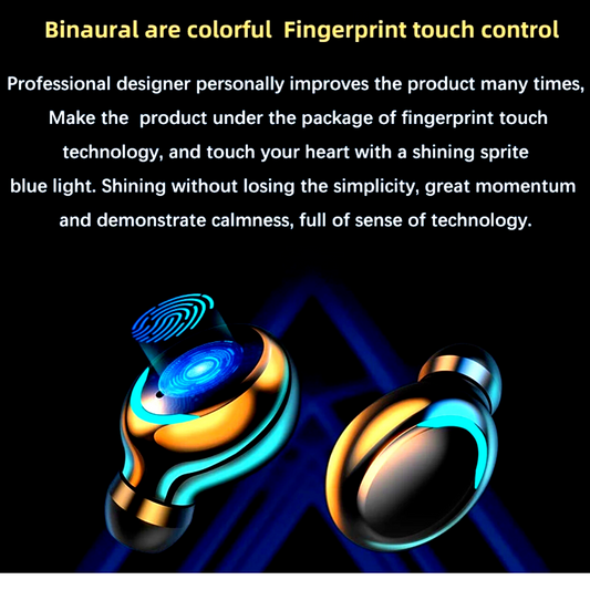 Bluetooth Wireless Stereo Headphone Earphone Headsets Earbuds for Cell Smartpone
