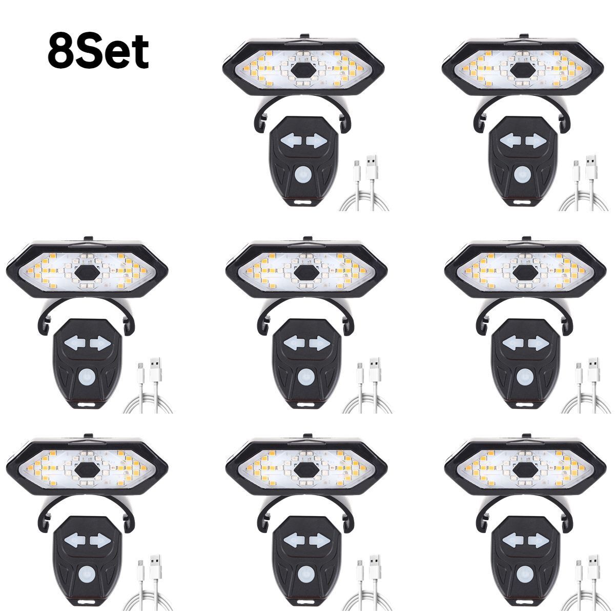 Smart Electric Scooter Turn Signal Lamp For Xiaomi M365 Pro Mi4 Usb Rechargeable
