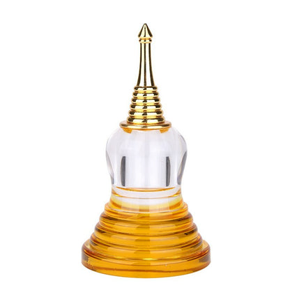 4.7" Buddhist Decoration Crystal Stupa Sarira Dagoba