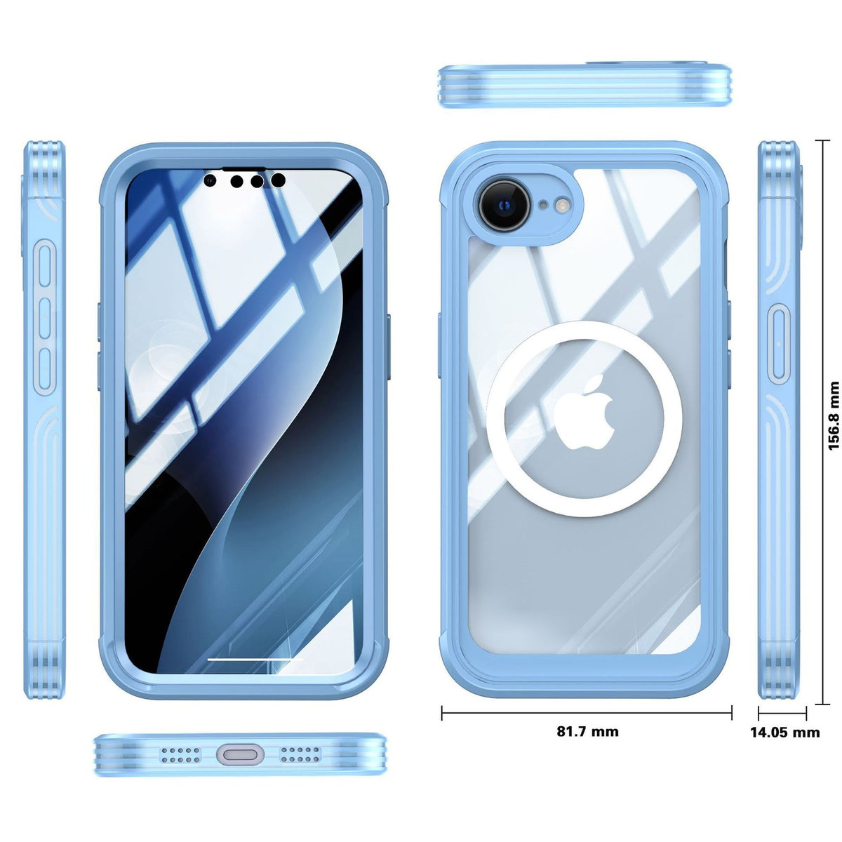 PC+9H Anti Drop Shockproof Dustproof Mobile Magnetic Phone case for IPhone16e