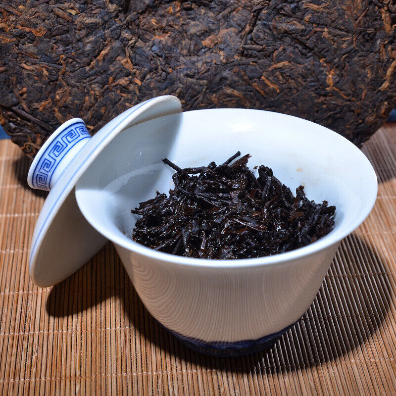 Yunnan Pu'er Tea Yunnan Seven Cakes Tea Ripe Tea 357g Healthy Drink