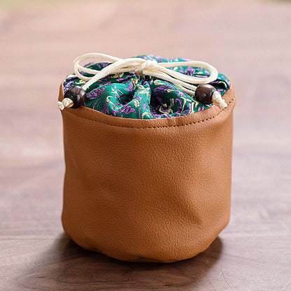 Portable Teaware Storage Bag Travel Collect Teapot Teacup Antique Jewelry Pouch