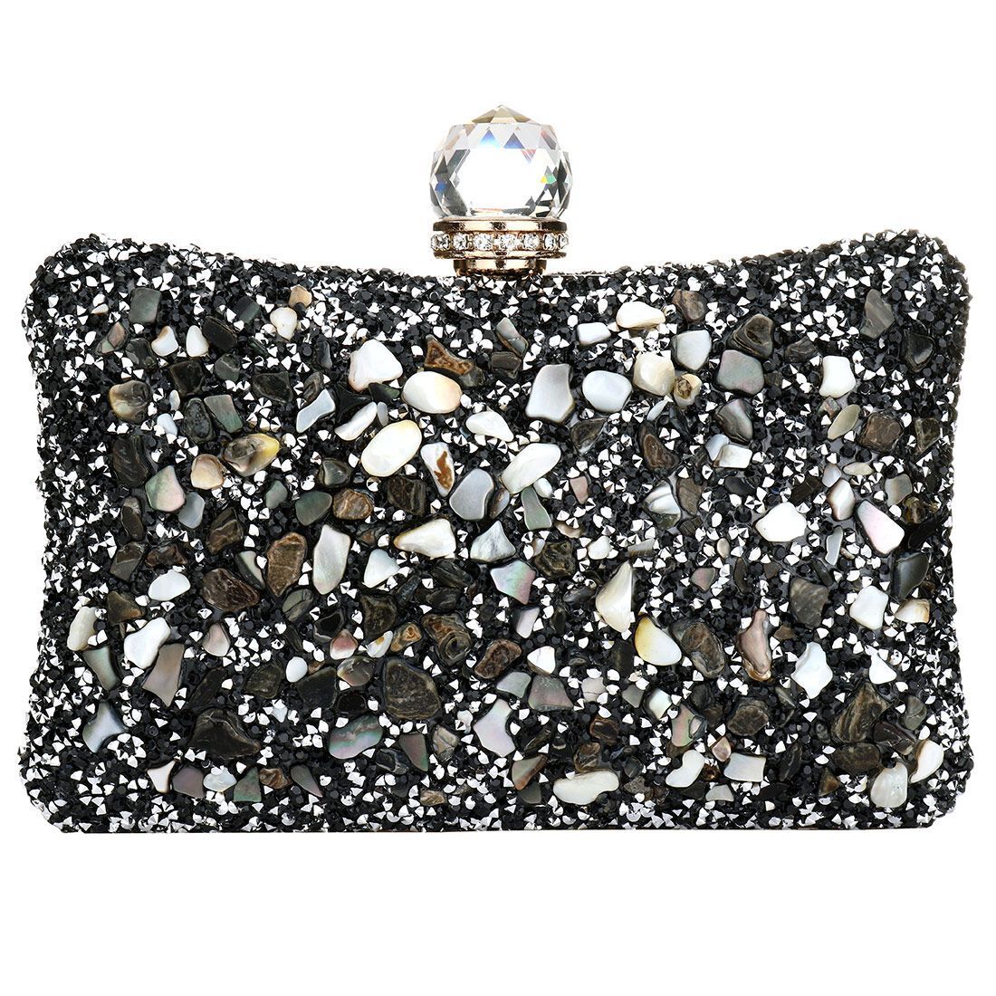 Diamonds Beads Bag 2022 Evening Clutch Purse Women Fashion Chain Shoulder Bags