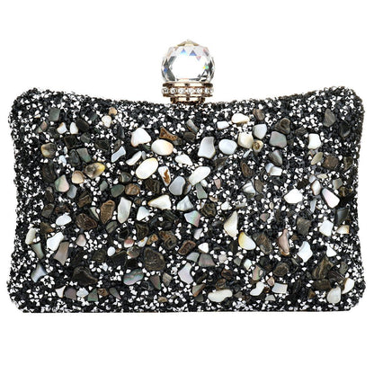 Diamonds Beads Bag 2022 Evening Clutch Purse Women Fashion Chain Shoulder Bags