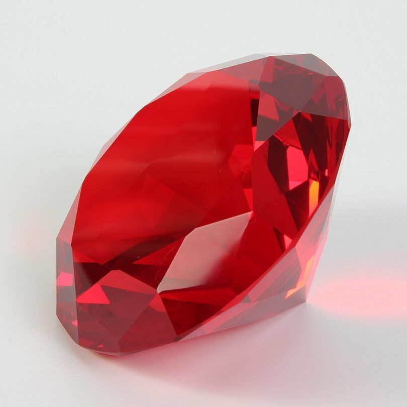 Crystal Diamond Big Glass Party Decoration Romantic Proposal Home Gift Fancy K9