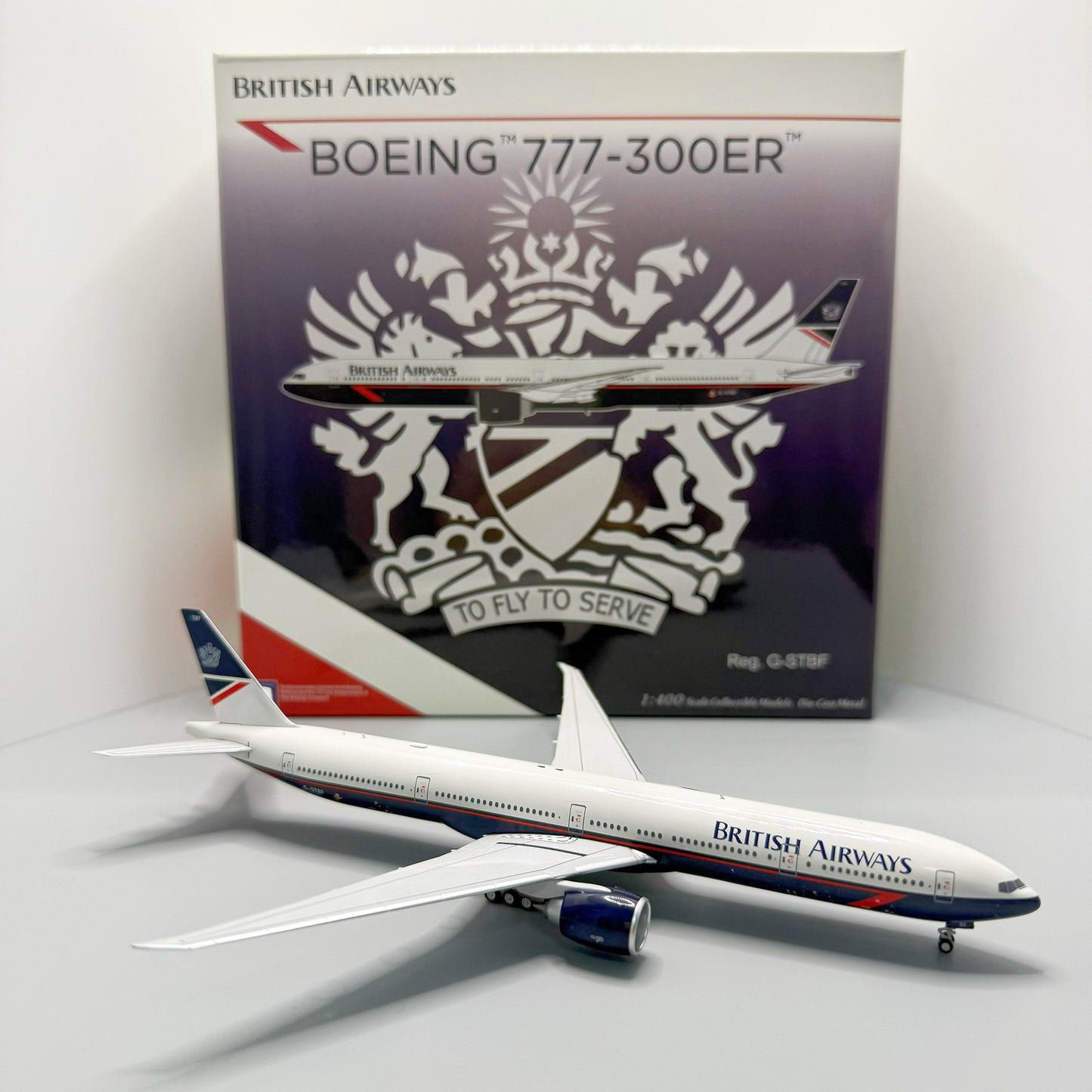 1:400 NG Models British Airways Boeing 777-300ER Plane Diecast Aircraft Model