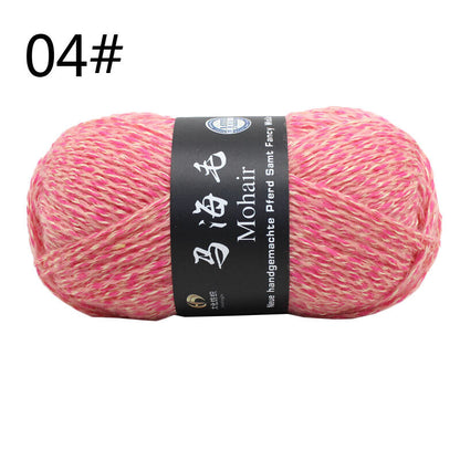 Hot Sale 100g Soft Mohair Cashmere Yarn Thick Woven Knitting Wool Crochet Yarn