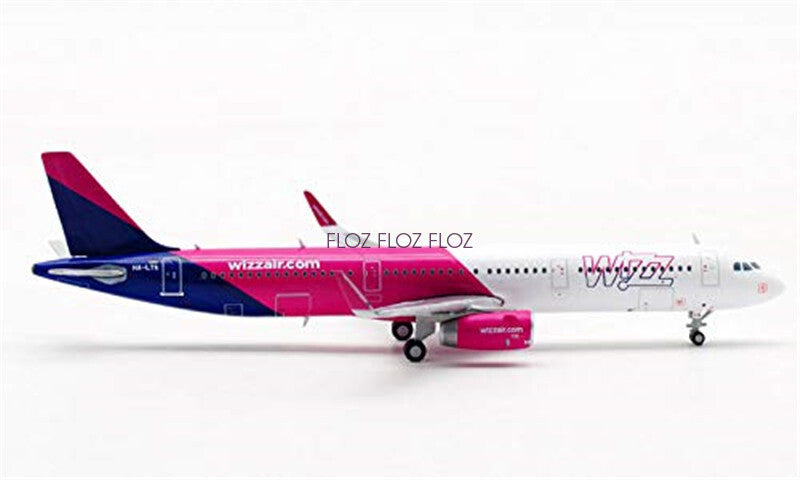 JC Wings for WIZZ AIR for Airbus A321 HA-LTA 1/400 Plane Model Aircraft