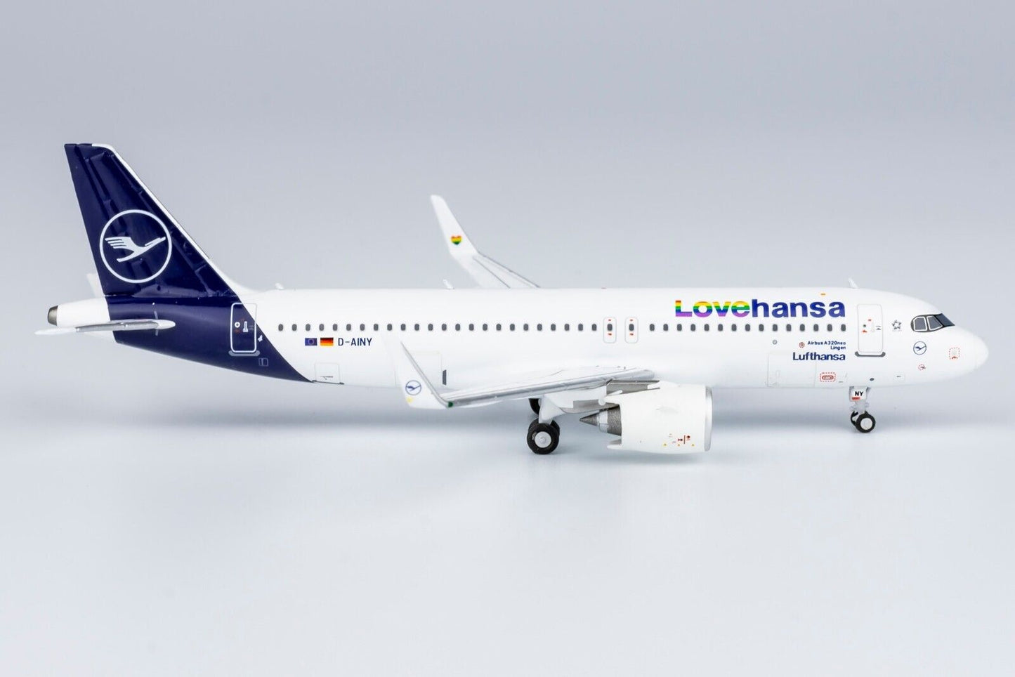 1:400 NG Model Lufthansa AIRBUS A320neo Passenger Plane Diecast Aircraft Model