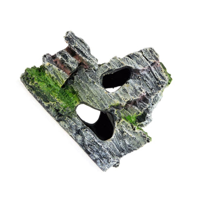 Resin Aquarium Rockery Fish Tank Decorations Ornament Mountain Hiding Cave