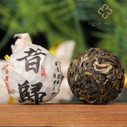 100g Raw Pu'er Dragon Pearl Xigui Old Tree Lincang Yunnan Mini Tuocha Tea
