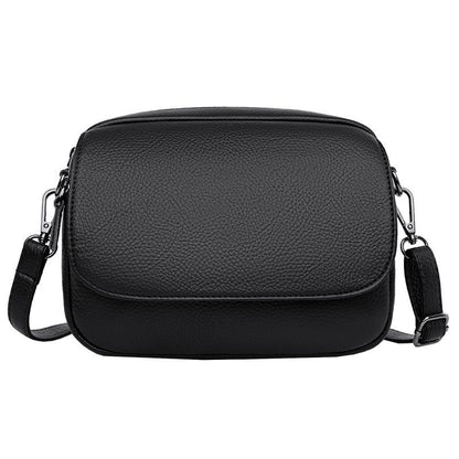 Genuine Leather Cowhide Fashion Bag Small Shoulder Purse Soft Crossbody Handbag