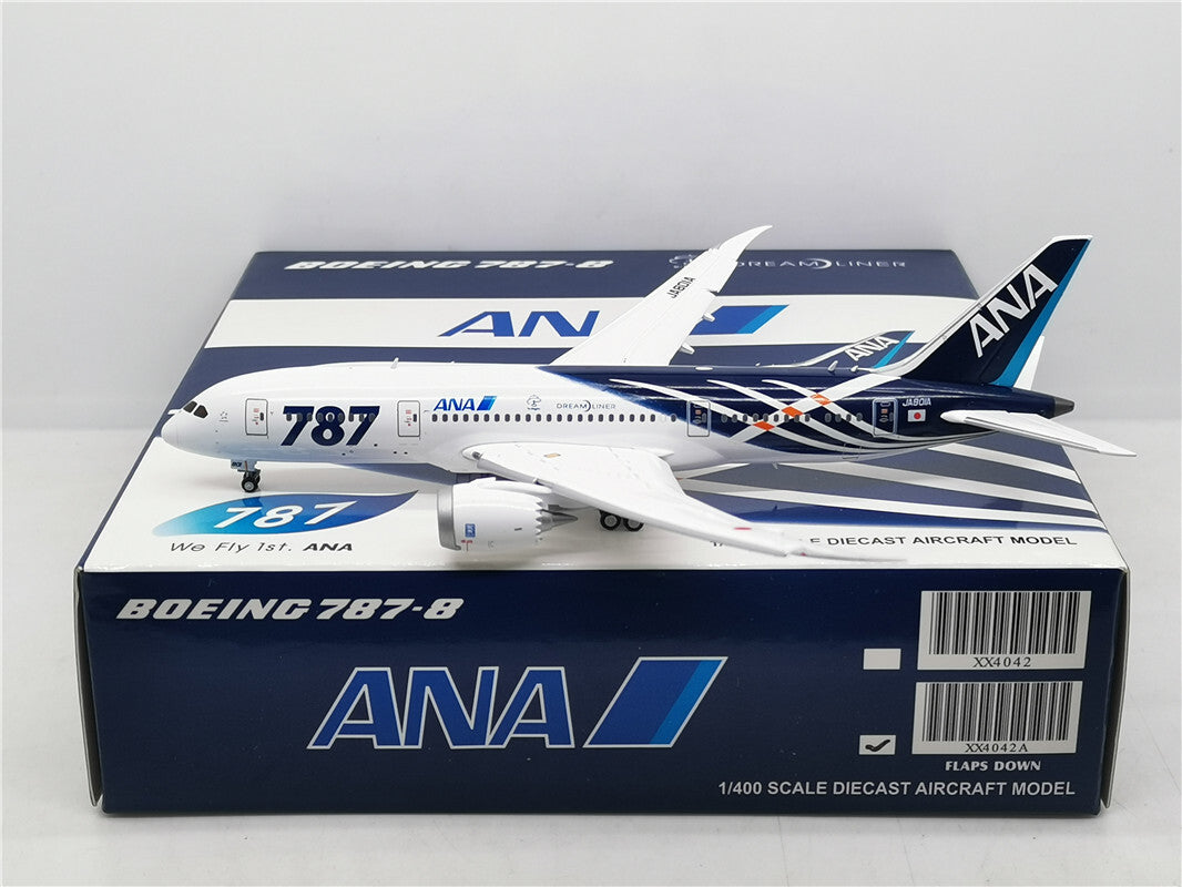 1:400 JC Wings ANA B787-8 Flap Down Passenger Airplane Diecast Aircraft Model
