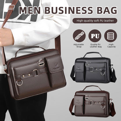Handbag Business Leather Crossbody Bag Shoulder Bag Briefcase Messenger Bag