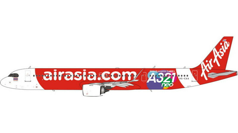 Phoenix AirAsia Airbus A321neo HS-EAA 1:400 DIECAST Aircraft Pre-builded Model