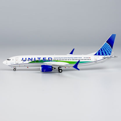 1:400 NG Model United Airlines BOEING B737 MAX 8 Airplane Diecast Aircraft Model