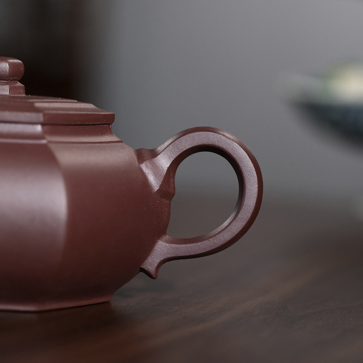 320ml Full Handmade Teapot Marked Real Yixing Zisha Purple Clay Original Ore Pot