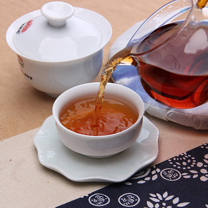 Winter Snows * Haiwan 2016 Dong Xue Shu Pu Erh Tea Pu'er Ripe Puer Gelanghe 400g