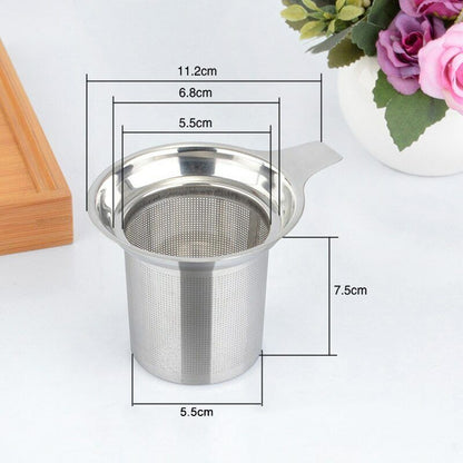 Stainless Steel Tea Infuser Tea Strainer Teapot Tea Leaf Spice Filter Drinkware