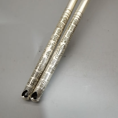 Solid silver chopsticks