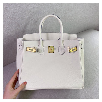 25/30cm Real Leather Flap Tote Shoulder bag Handbag Purse Fashion Briefcase