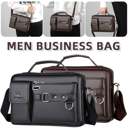 Handbag Business Leather Crossbody Bag Shoulder Bag Briefcase Messenger Bag