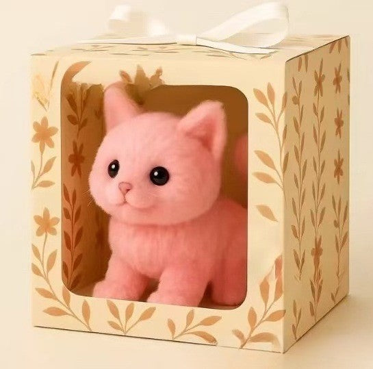 My Realistic Kitten Robot Activity Short Plush Toy