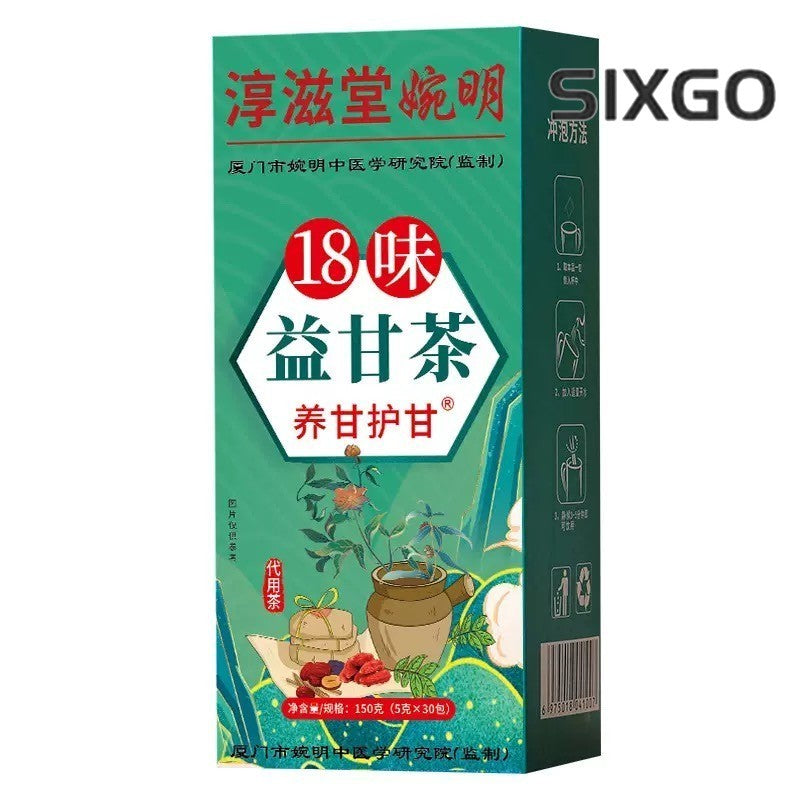 150g 18 Flavors Daily Liver Nourishing Tea Liver Care Tea Liver Detox Tea Bag
