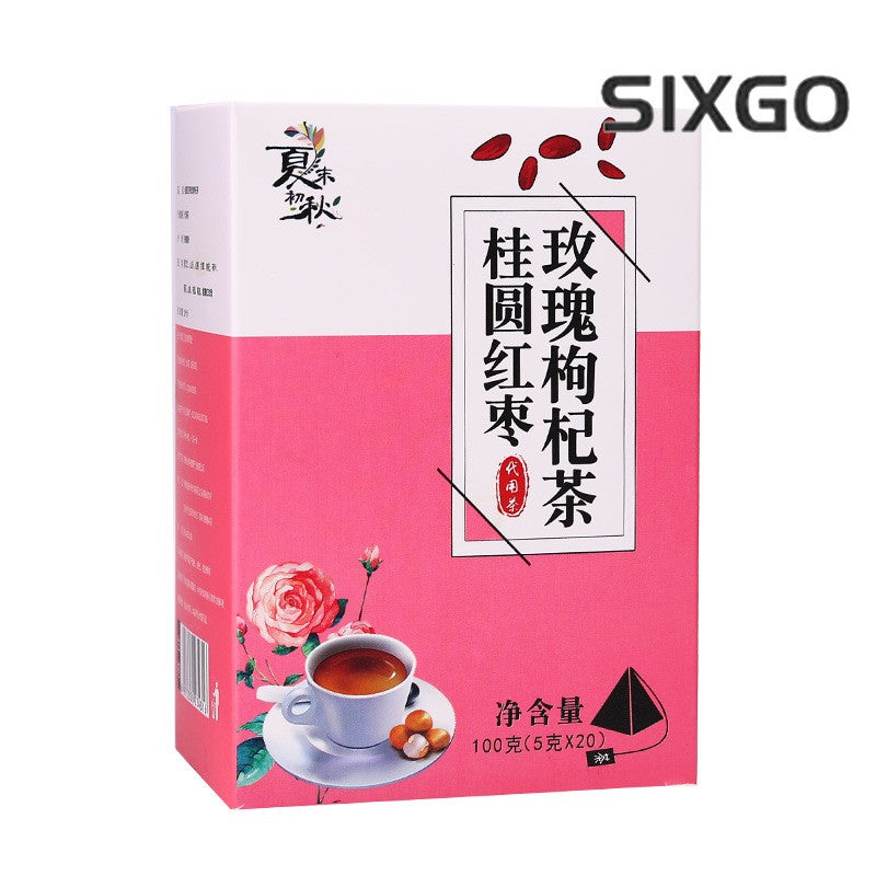 100g Longan Red Date Rose Goji Berry Tea Goddess Tea Herbal Tea
